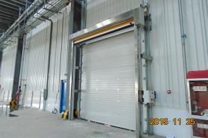 China Grey , White 304 Stainless Steel Security Door For Production Line on sale