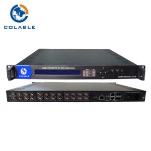 DTV Dvb To Iptv Gateway 12 * ASI Output , Digital TV  IP To ASI Converter Gateway