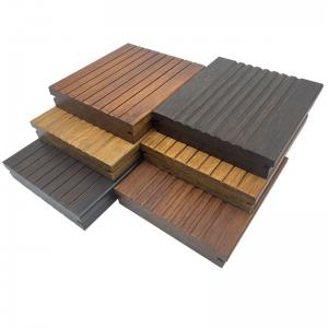 Wholesale Projects Solid Wood Grain Fireproof Moso Bamboo Decking Boards from china suppliers