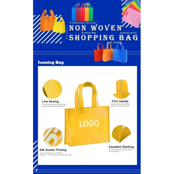 Custom Hainan Sanya Reusable RPET PP Non-Woven Fabric Vest Shopping Bags
