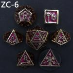 Customizable polyhedral dice set role-playing dice game RPG Dungeon and Dragon