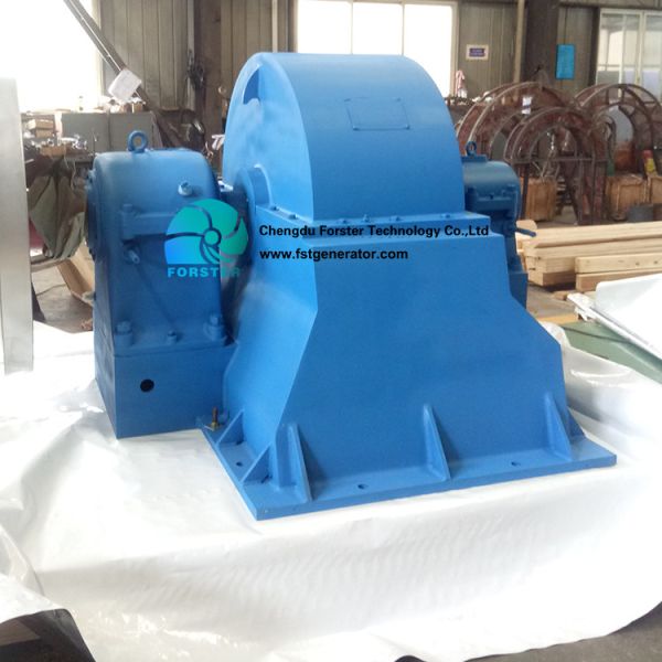 Brushless Excitation Hydro Water Turbine Generator , Horizontal Water Turbine