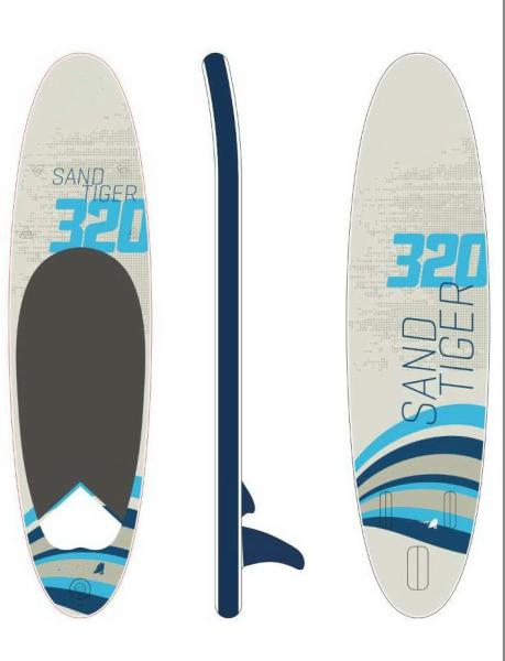 Quality High Pressure Double Layers Inflatable Stand Up Paddle Board Customized Color for sale