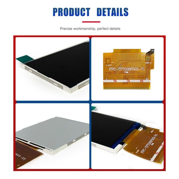 High Performance Tft Lcd Spi Tft Color Lcd Module 240x320 Resolution MCU IC ST7789