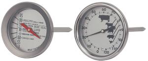 Wholesale Highly Durable Dial Meat Thermometer Set , Fast Read Thermometer Bimetal Type from china suppliers