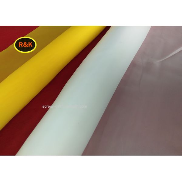 High Precision 160 Micron Polyester Screen Printing Mesh For Glass And Ceramic Use