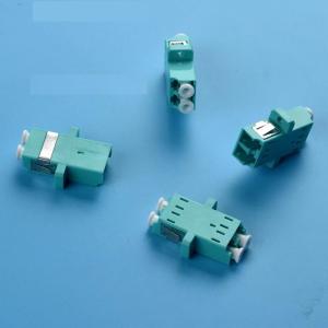 China SM MM Fiber Optic Adapter LC Duplex Adapter With Flange on sale