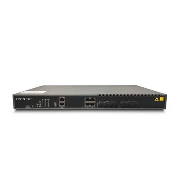 OS-GP04W GPON OLT 8PON NMS/CLI/Web management with 4*10GE uplink port,AC/DC power,Broadcom chip ZTE,Fiberhome,Huawei