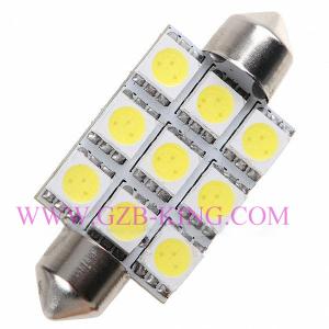 China 5050 9SMD/42MM Car LED Reading Light on sale