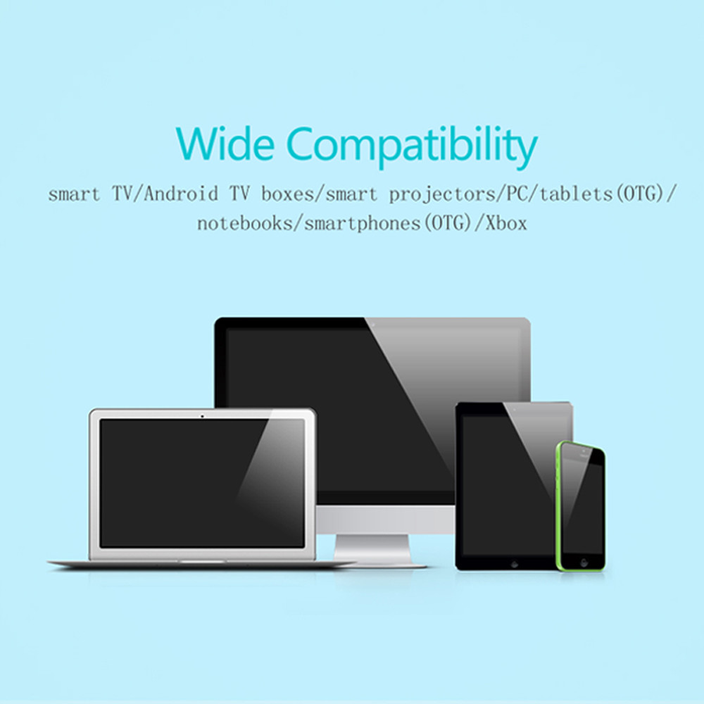 H18 plus Mini Wireless Keyboard Touchpad Backlit Small Wireless Keyboard for Android TV Box Windows PC,HTPC,IPTV,PC