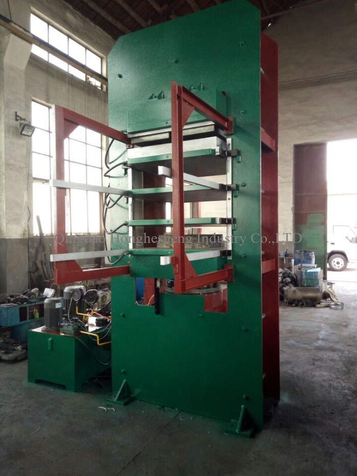 100*100cm Rubber Tile Making Machine Hot Vulcanizing Machine Frame Configuration