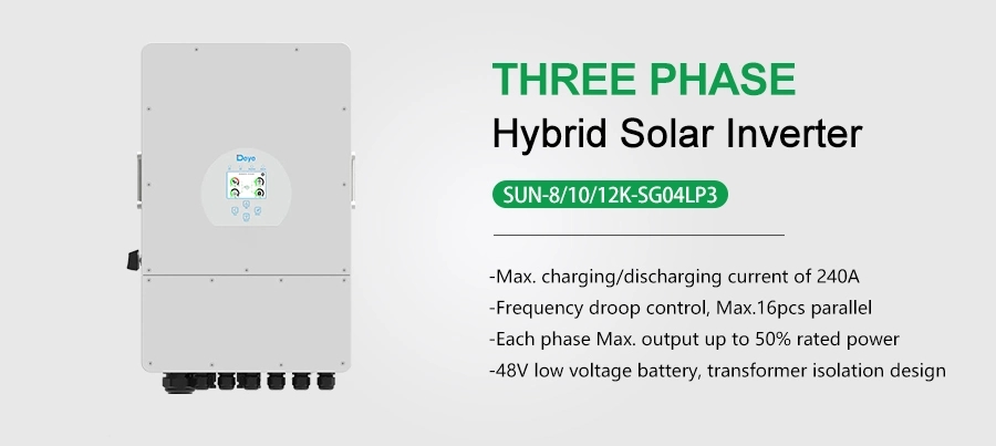 8000W 60V All In One Inverter Solar Power Inverter For Home Hybrid