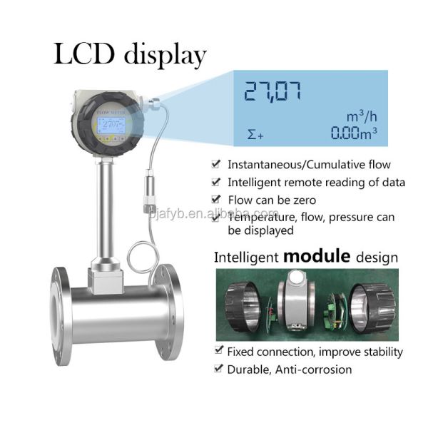 Water Flowmeters IVANPER Oil Vortex Flowmeter For ODM Customized Support