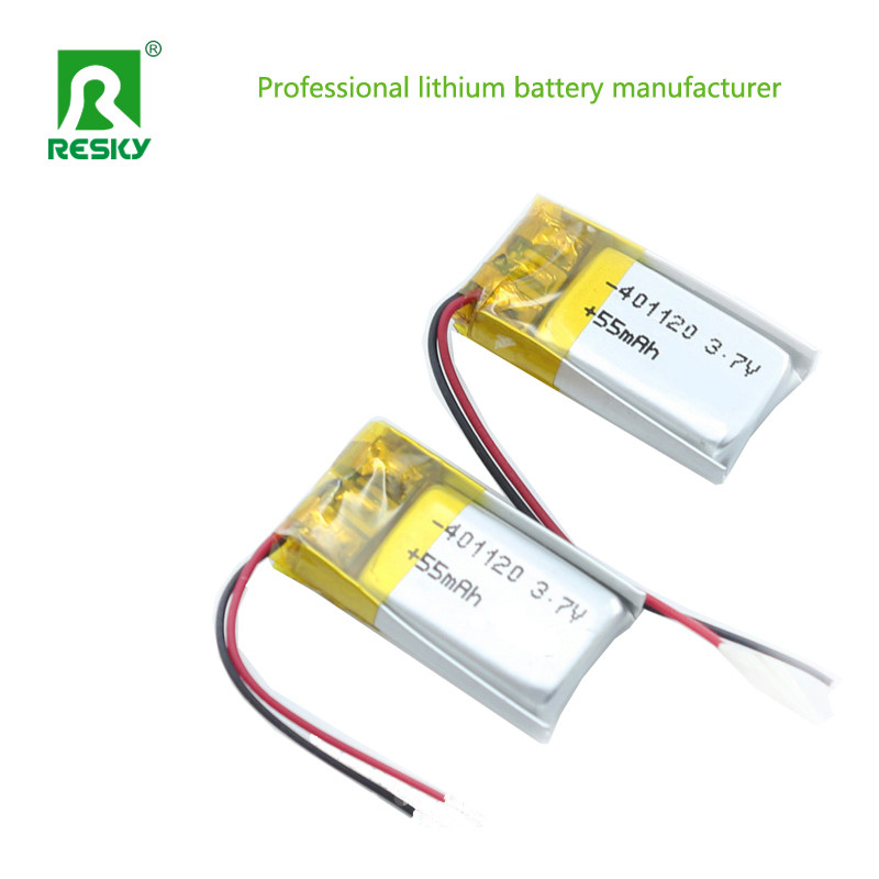 Pouch Lithium Polymer Battery Cell 401120 3.7V 50mAh For Smart Devices