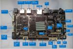 RTC 2GB DDR3 Industrial ARM Board 8GB Flash Android 4.4 OS With RJ45