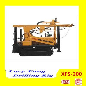 China Hot Multi-function XFS-200 Mobile Hydraulic RC Core Sampling Drilling Rig with 200 m