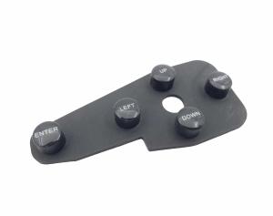 0.125mm Polyester Keypad Membrane Switch With Backlighting Options