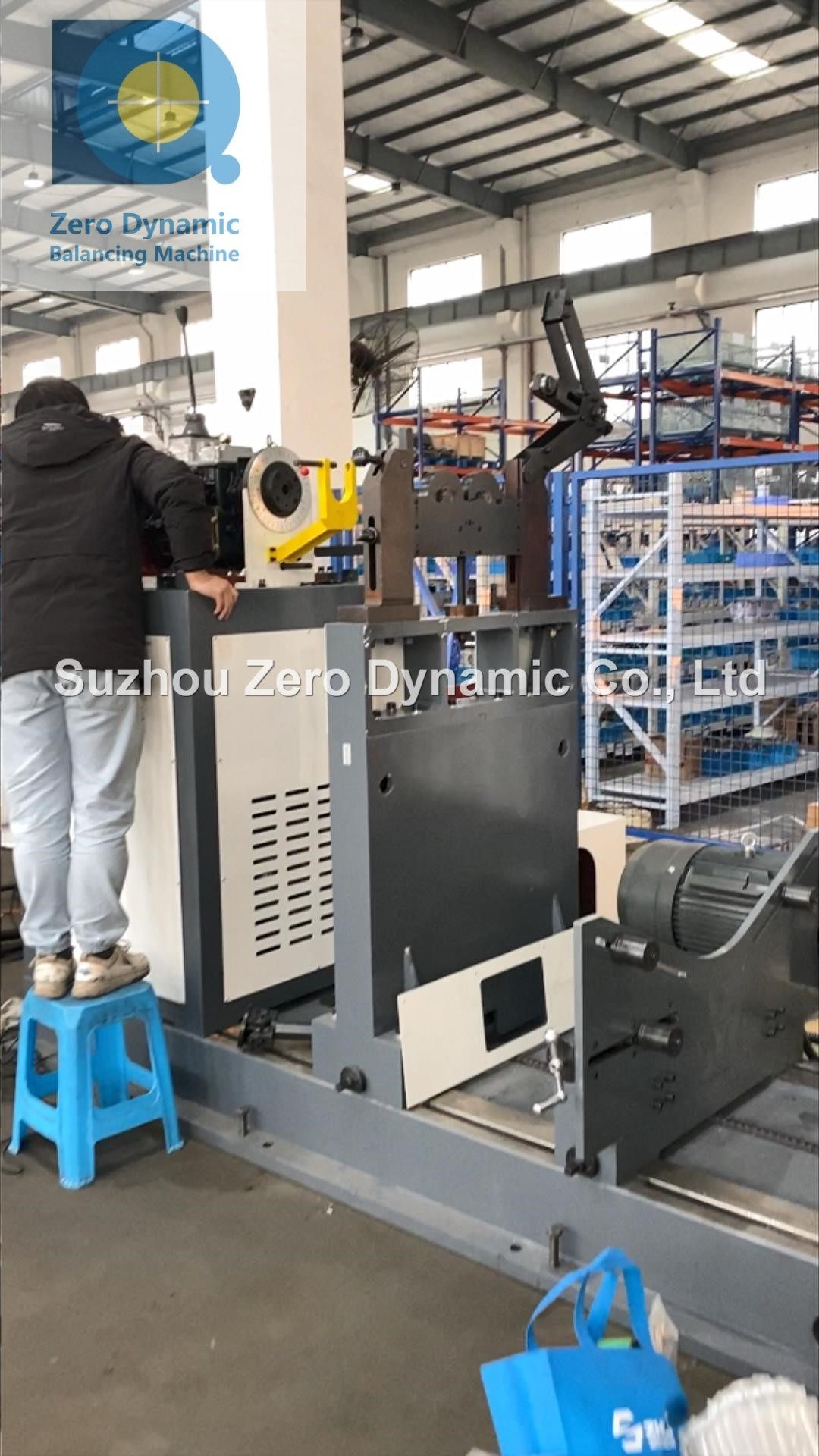 Dust Blower Impeller Balancing Machine, Large Motor Rotor Balancing Machine
