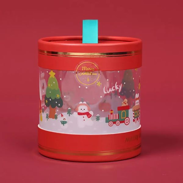 Recyclable Cardboard Christmas Eve Box Cuboid Shape For T Shirt Gift