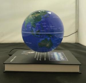 book base magnetic floating leivtate globe 6inch with lighting