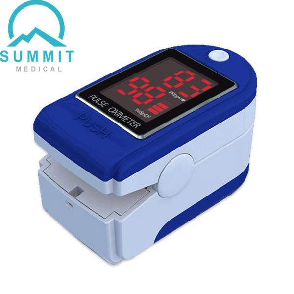 Quality One Color LED Medical Fingertip Pulse Oximeter For Pediatric Adult for sale