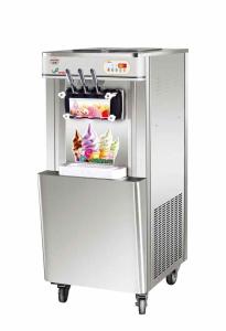 China Ice Cream Making Machines Floor Standing 3 Flavors Soft Ice Cream Machine on sale