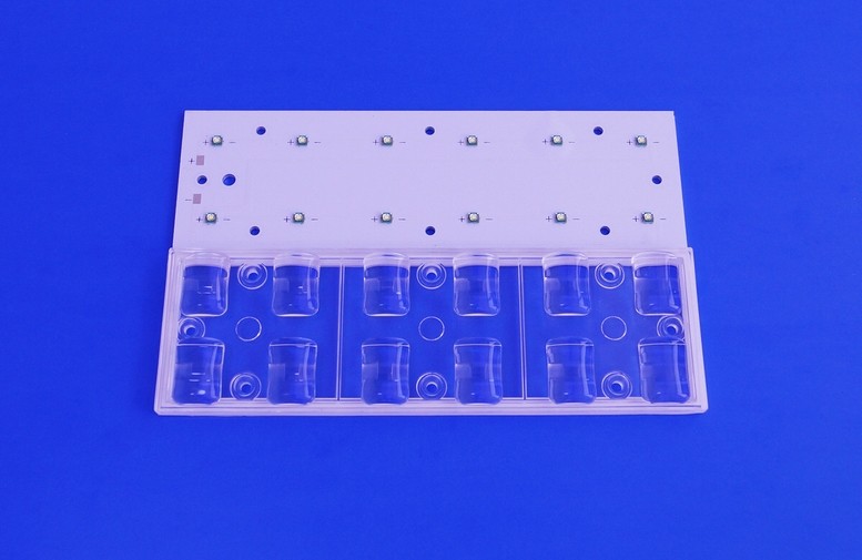 Wholesale 90x126 Degree 12W Led Array Lens Transparent PMMA 93% Transmittance from china suppliers