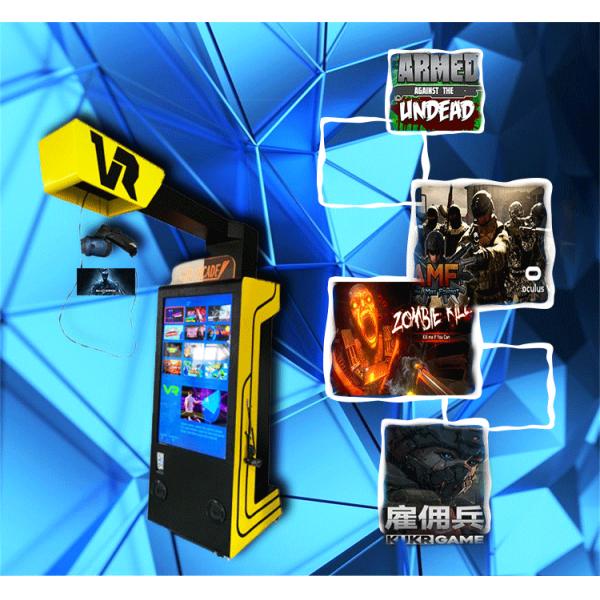 One Player Automatic Arcade 9D Virtual Reality Simulator With HTC Cosmos Glasses