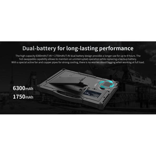 ONERugged N14T 14Inch Win11 Portable Waterproof Laptop 5G Intel Core i5/i7 Fingerprint RJ45 NFC 1000 Nits