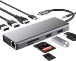 Loop Out USB C Type C Hub With High Definition 4K 60Hz HDMI Video Capture Card
