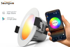 Wholesale 5W Smart Bluetooth Mesh LED Bulb RGBCW Floodlight Voice Control from china suppliers