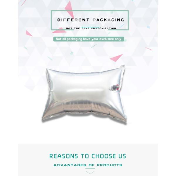 Aluminum foil wholesale spout liquid wine bag in box with  packaging