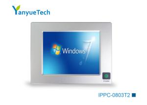 China IPPC-0803T2 8 Inch Industri PC Touch / Touch Panel Computer J1900 CPU Dual Network 3 Series 5 USB on sale