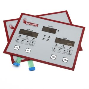 Wholesale Precision Gas Controls Membrane Switch with Silver Printed ESD Shield and Female Connector (LTMS0071) from china suppliers