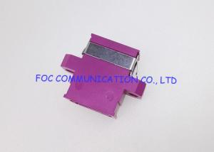 Wholesale OM4 Full Flange Compact MPO Multimode Optical Cord Adapter 0.2dB / 0.3dB from china suppliers