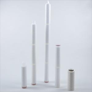 China PP Pleated Filter Cartridge For Water Treatment 1μM 40 on sale