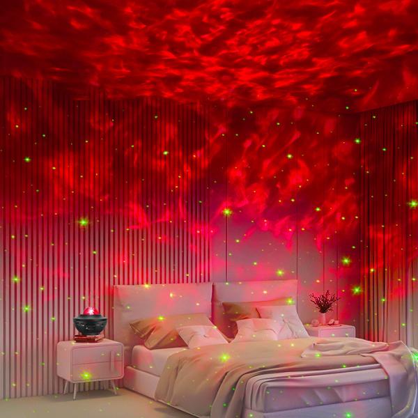 Rotating Durable Ocean Night Light Projector , Galaxy Star Projector Ocean Wave LED