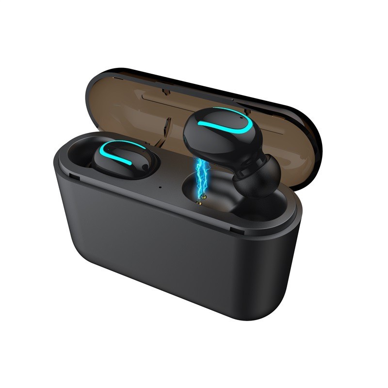 True Wireless Earbuds TWS Bluetooth 5.0 Headphones AirPods with Mic and Charging Case