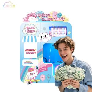 China CT580mini Cotton Candy Vending Machine Automated  For Indoor / Outdoor on sale