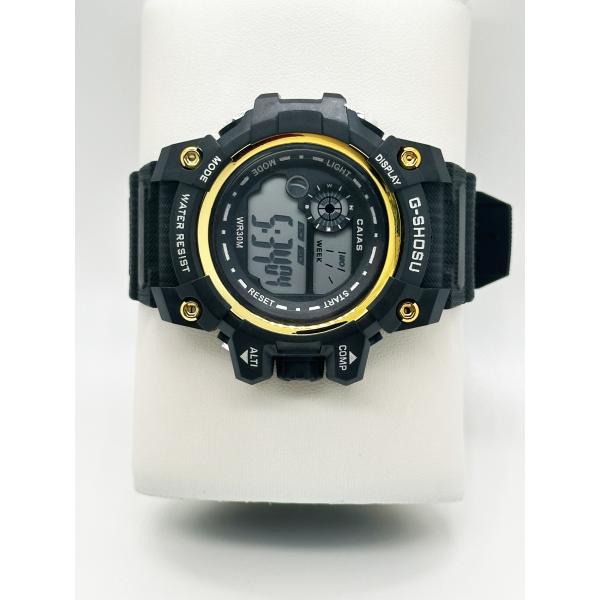 Silicone Band Digital Men Quartz Watch Sports Chronograph Watches