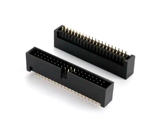 Box Header Connector 2.54mm Pitch 40 Pin PCB Header Connectors PBT LCP