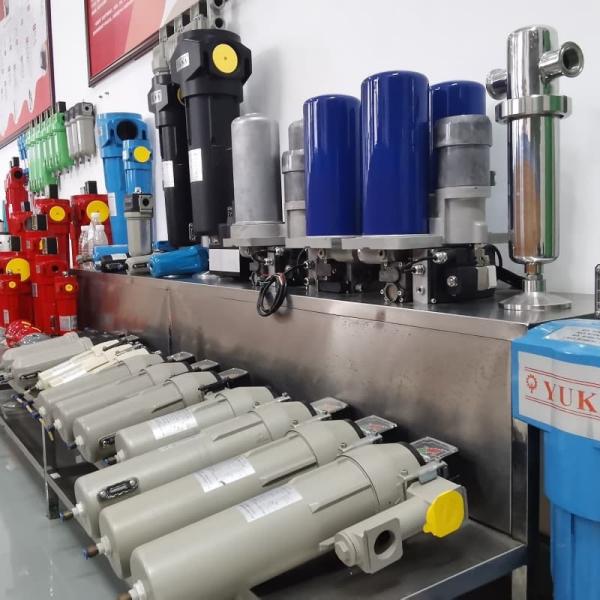 Rc1/2-3" Connection Air Compressor Oil Filter for High Filtration Performance From 5 μm To 0.01μm