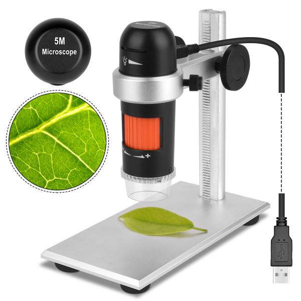 Quality 5MP CMOS Sensor USB Digital Microscope with Polarizer Light for sale