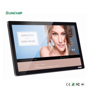 China 21.5 Inch Restaurant Wall Menu Boards LVDS EDP Interface FHD Video LCD lcd digital signage media display 4G WIFI BT LAN on sale