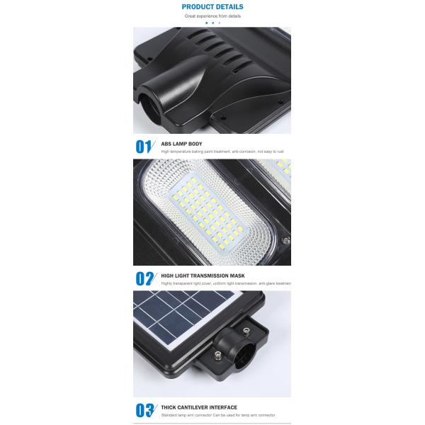 All In One Motion Sensor Street Lights 80 Watt Automatic Surge Protection Device