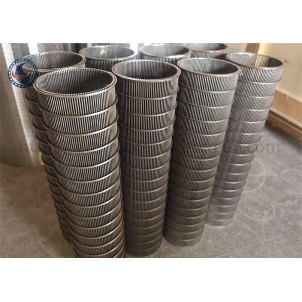 304 Stainless Steel Wedge Wire Screen Tube Wound Slot