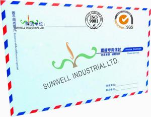 Wholesale Offset Paper Custom Printed Business Return Envelopes With Multi Color Edge from china suppliers