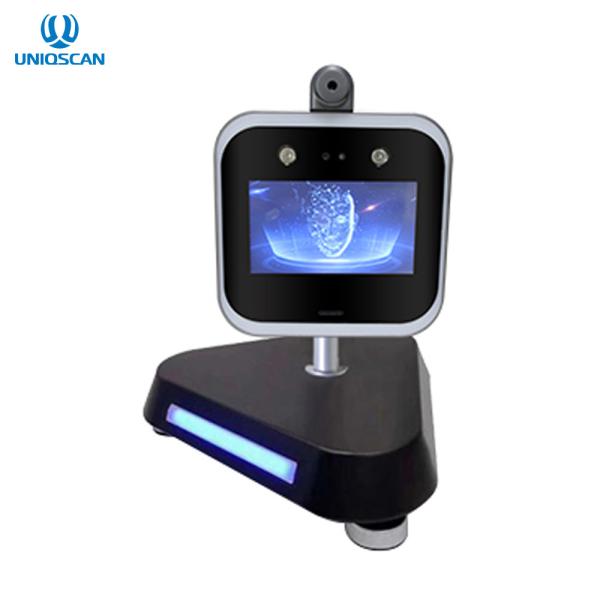 Quality Desktop Type Face Recognition Thermometer With Touch Screen 854 * 480 Body Temperature Measuring Device for sale