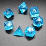 Role Playing Game Acrylic Dice Set Bulk Polyhedral Dice 10 sided