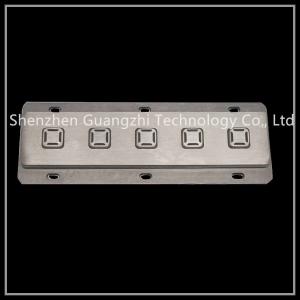 Wholesale 5 Function Buttons Metal Keypad , Stainless Steel Led Wired Luminous Keyboard from china suppliers